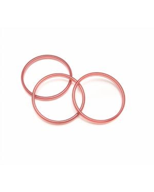 Pono Three Piece Braille Bangle Set - Multicolor