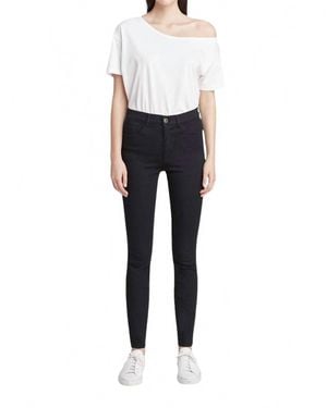 3x1 Channel Seam Skinny Jeans - Gray