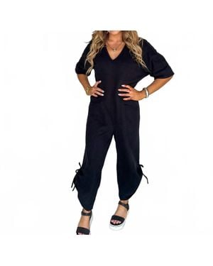 Blakeley Cam Luxe Loung Jumpsuit - Blue