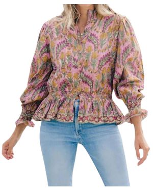 Clara the Label Maple Blouse - Blue