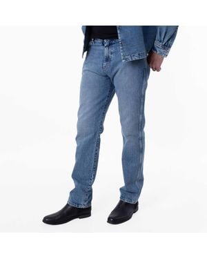 Bally Straight-Leg Cotton Denim Jeans - Blue