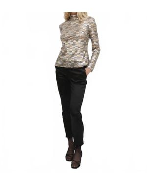 Rosetta Getty Fitted Turtleneck Top - Black