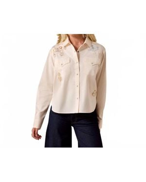 Ariat Asheville Embroidered Snap Shirt - Black