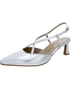 Naturalizer Tahira Strappy Slingback Heels - Metallic
