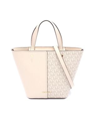 Michael Kors Flora Medium Tote Bag - Natural