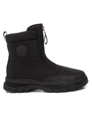 Xti Quilted Finish Booties - Black