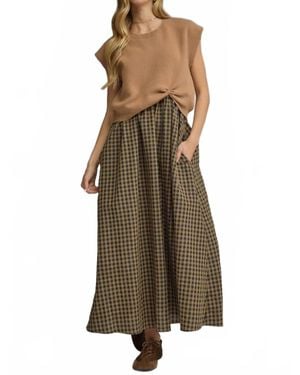 Jodifil My Everything Midi Dress - Brown
