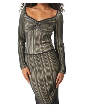 MISA Los Angles Karen Top - Gray