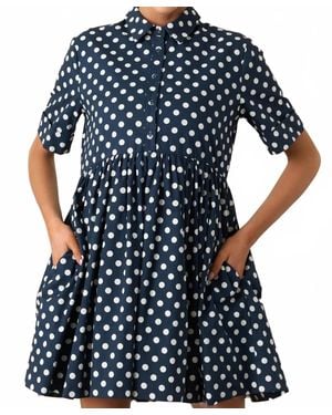 PROSPERINE® Piper Mini Dress - Blue