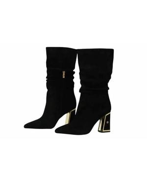 Allison Avery Signature Suede Boot - Black