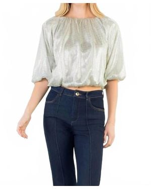 Thml Dorthy Sequin Top - Blue