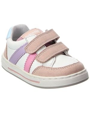 Naturino Falcotto Zuppy Leather & Suede Sneaker - Pink