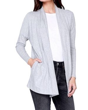 Bobi Open Cardigan - White