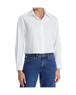 PERFECTWHITETEE Naomi Poplin Shirt - White