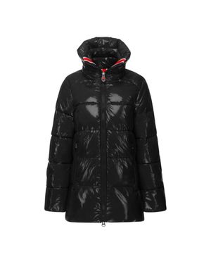 INVICTA WATCH Leah Contemporary Stylish Coat Puffer Jacket - Black