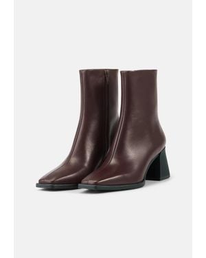 Vagabond Shoemakers Shoemakers Hedda Boots Leather Ankle Bootie Hawk2438 - Brown