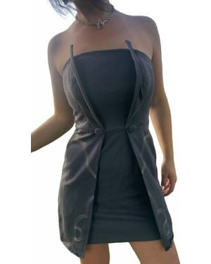 Blue B Rodeo Mini Dress - Blue
