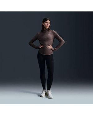 Nike Swift High Waisted 7/8 Running Leggings With Pockets - Blue
