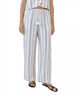 Bella Dahl Beach Pant With Drawstring - Blue