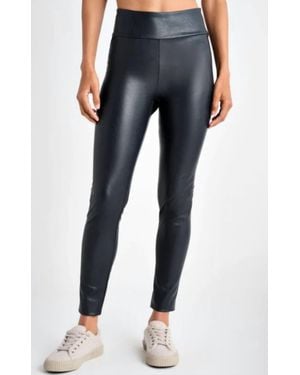 Splendid Vegan Leather Leggings - Blue