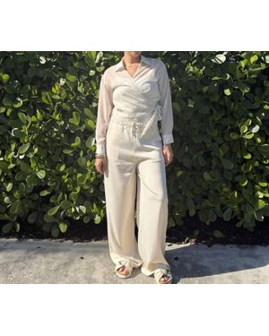 Amanda Maria Striped Pants - Green