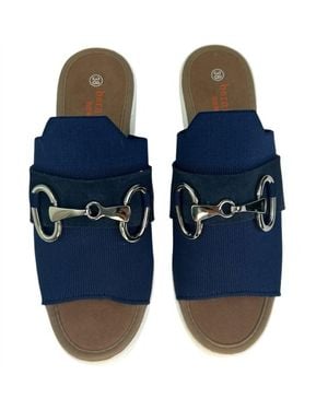 Bernie Mev Monaco Slide Sandal - Blue