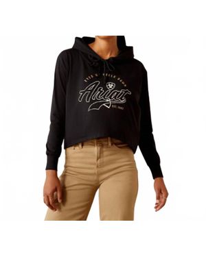Ariat Heels Down Hooded Tee - Black