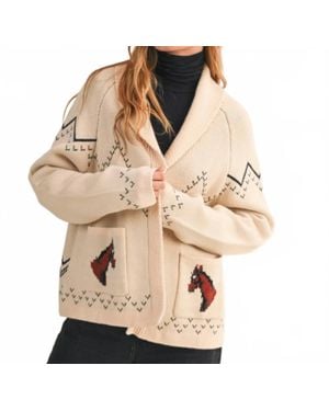 ..,merci Delmar Sweater Cardigan - Natural