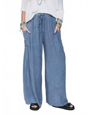 Three Bird Nest Laidback Nomad Pants - Blue