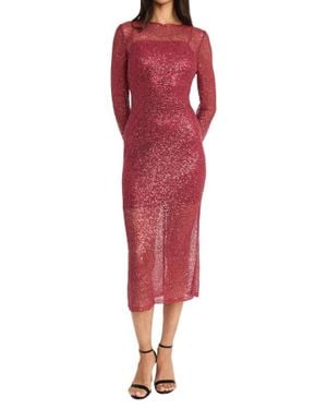 bardot morgan lace dress Bardot Morgan Lace Sheath Cocktail Midi Dress