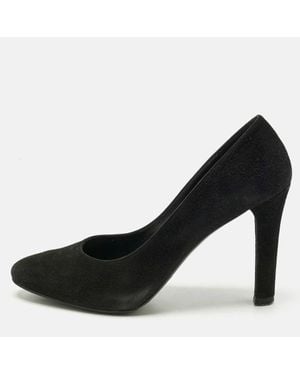 Ralph Lauren Suede And Leather Pumps - Black