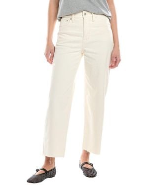 Madewell Wide-Leg Crop Pant - Natural