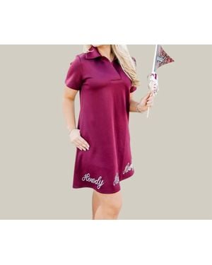 Layerz Clothing The Howdy Spirit Starlet Dress - Purple