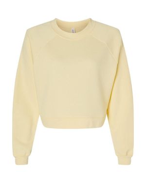 Bella Canvas Raglan Pullover Fleece - Natural