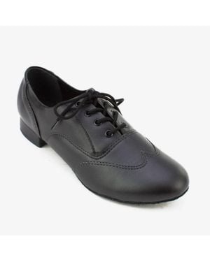 So Danca Jerry Oxford Swing Suede Sole Character Shoe - Black