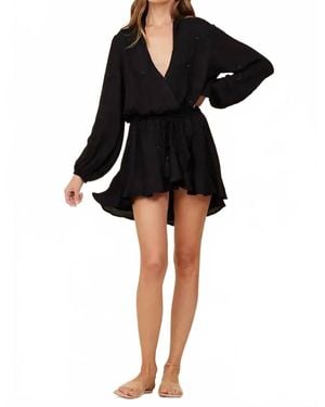 Surf Gypsy Beaded Star Dress - Black