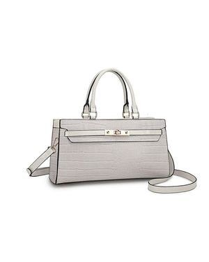 MKF Colby Satchel Handbag By Mia K - Gray