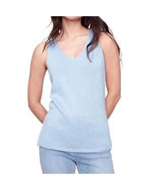Charlie b Lurex Tank - Blue
