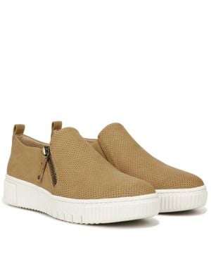 Naturalizer Turner Sneakers Tan Zipper Comfort Shoes Zpo1659 ,10) - Brown
