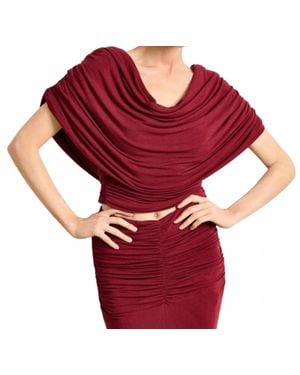 Line & Dot Mazzy Knit Top - Red