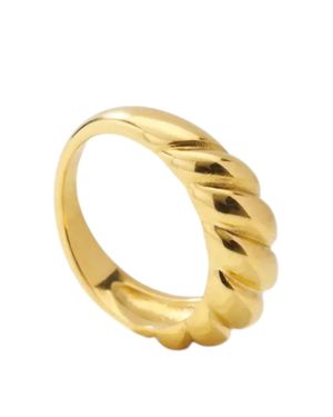 Nikki Smith Designs Croissant Ring - Metallic