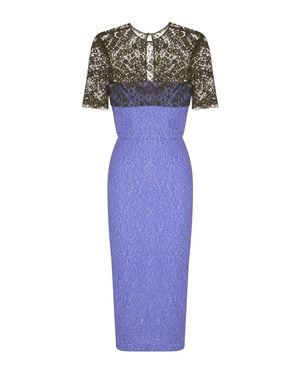 Alex Perry Cataline Pencil Dress - Purple
