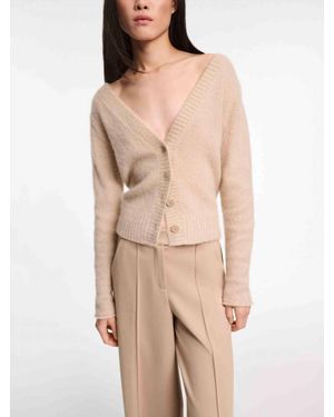 Dorothee Schumacher Fluffy Luxury Cardigan - Natural