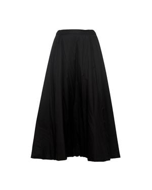 Add Cocoon Logo Flare Ped Maxi Skirt - Black