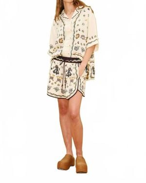 ALÉMAIS Sun Dancer Short - White