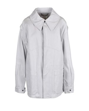 Maison Margiela Oversize Denim Jacket - Gray