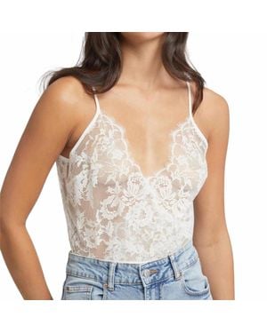 Rya Collection Eleanor Teddy Top - White