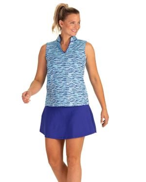 Duffield Lane The Catherine Sleeveless Tunic - Blue