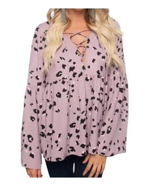 BuddyLove Kathy Lazy Lion Blouse - Pink