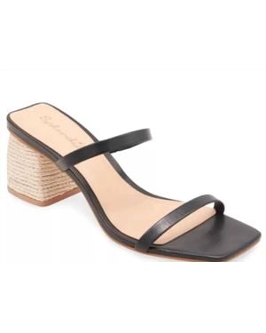 Splendid Kharis Square Toe Heels - Black